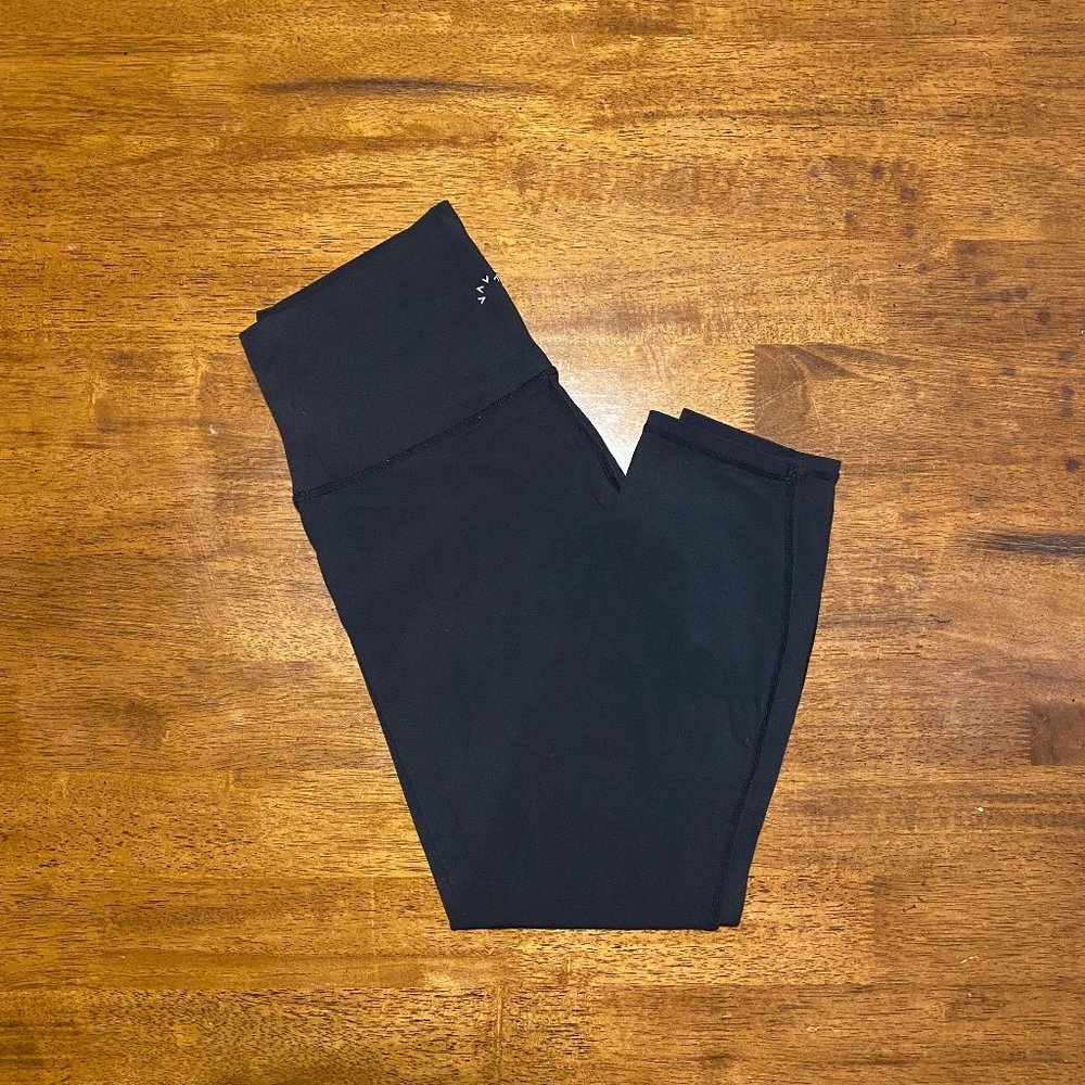 Varley Athletic/Athleisure Black Cropped Legging 23" Inseam Size Medium